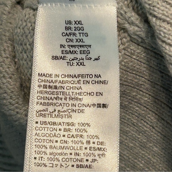 Daily Ritual Women's Boxy Crewneck Sweater, Plus Sz XXL, Gray, Cotton - Picture 5 of 6